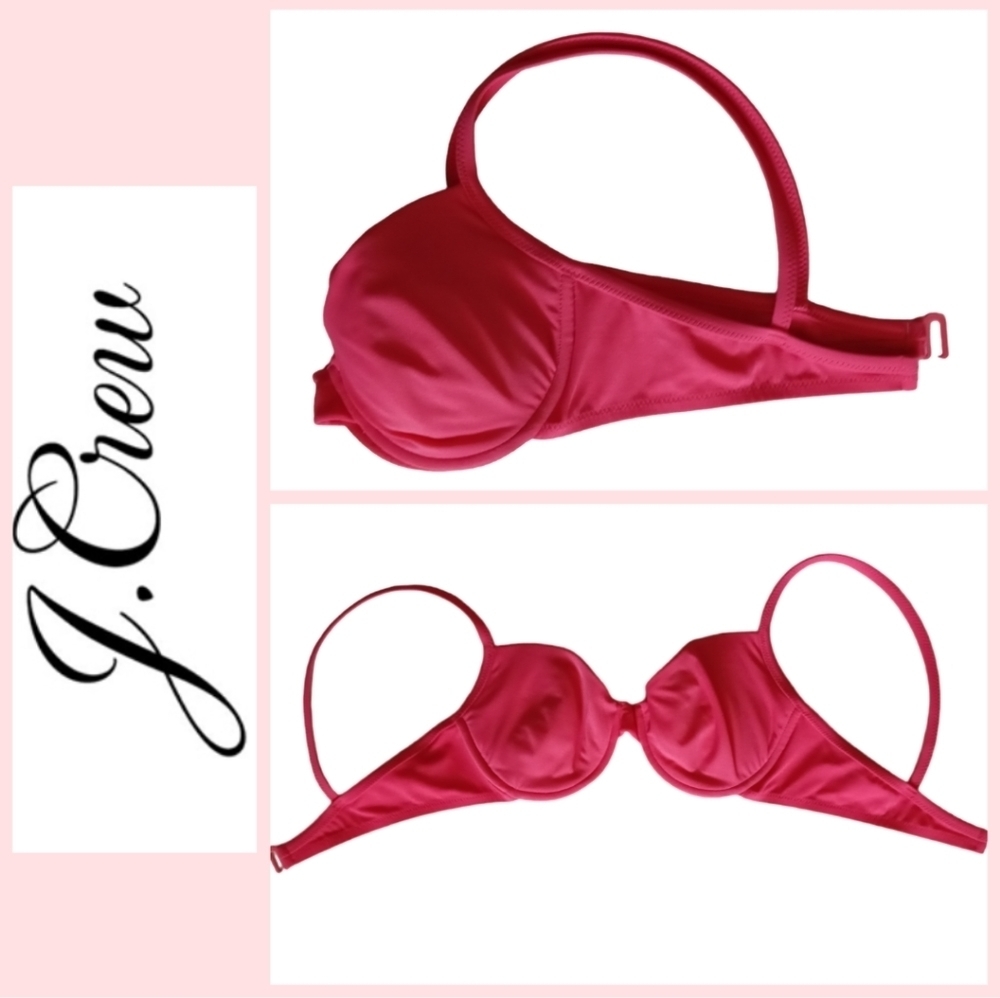 👙 J. Crew Women's Swim Bikini Top. Size 8